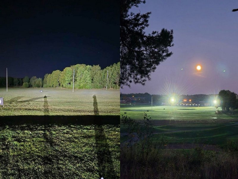 Belysning på rangen