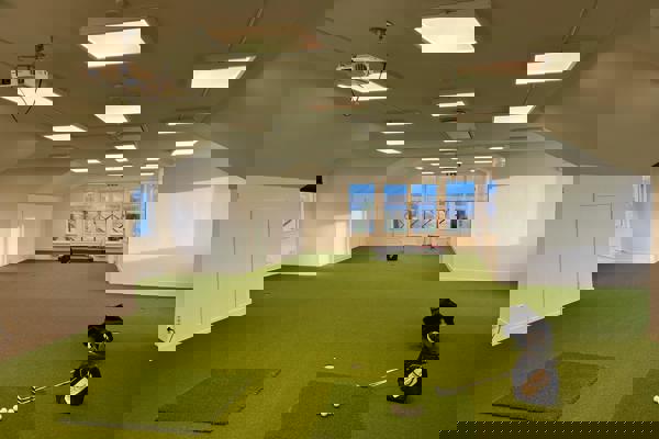 Ny lokal för inomhusträning i klubbhuset